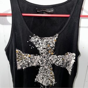 Rock & Republic Cross Tank